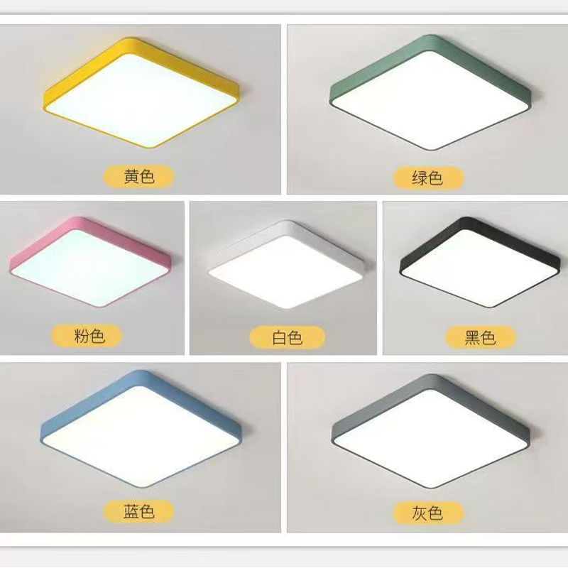 مصباح سقف من الماكرون المربع